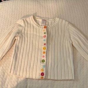 Gymboree size 4T sweater - colored buttons, no stains, no rips,smoke-free home